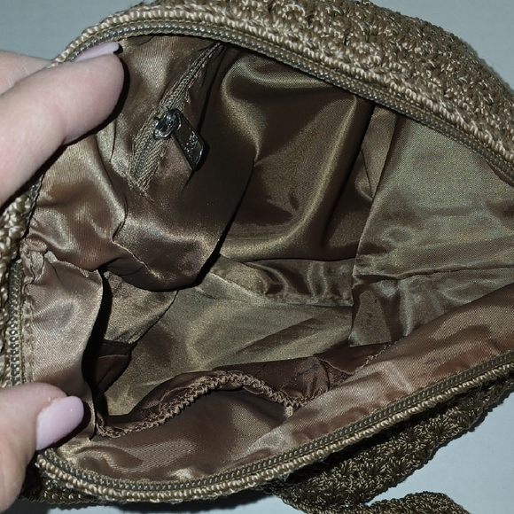 The SAK Brown Crochet Shoulder Bag - Picture 8 of 9